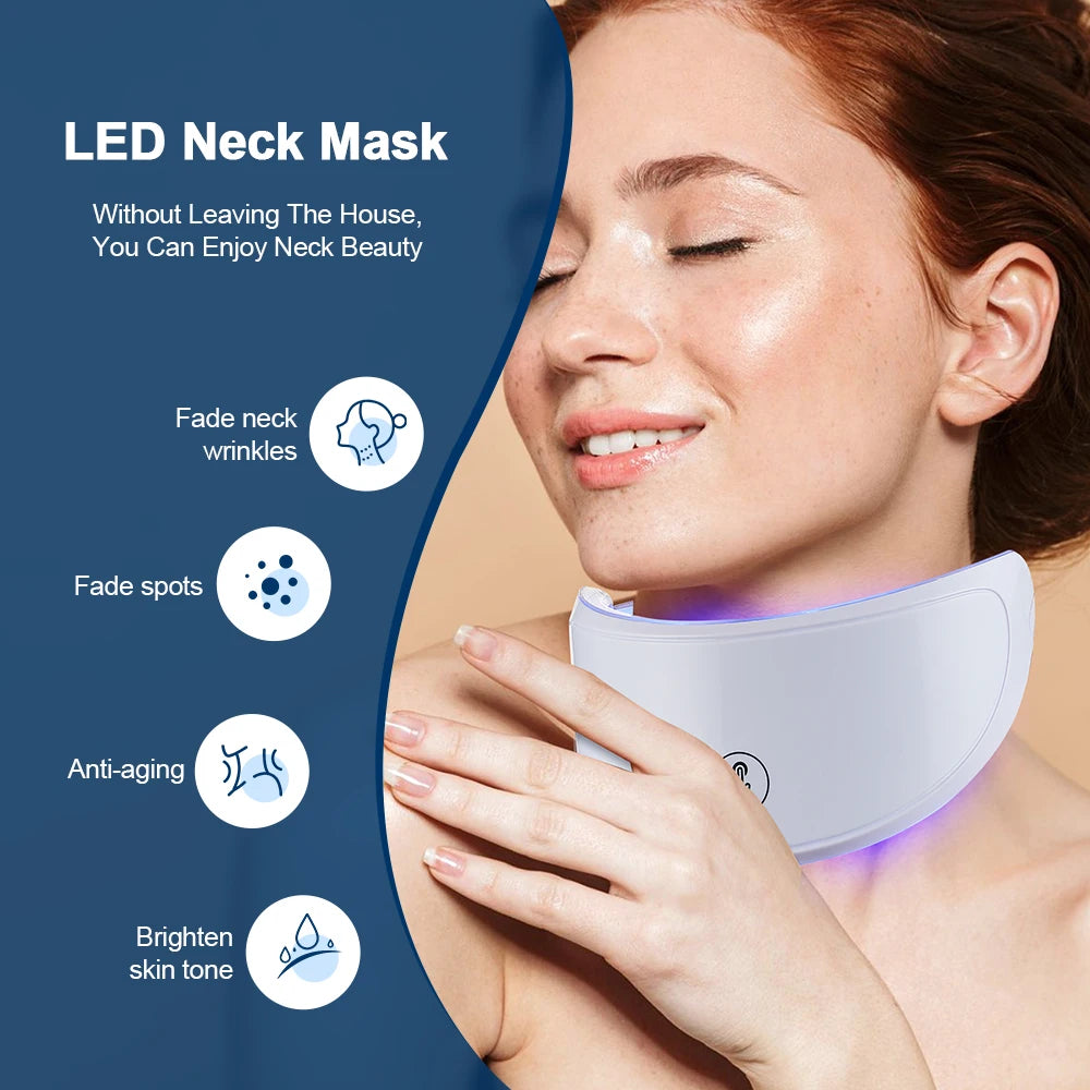 Foreverlily Neck Led Beauty Mask For Wrinkle Tightening