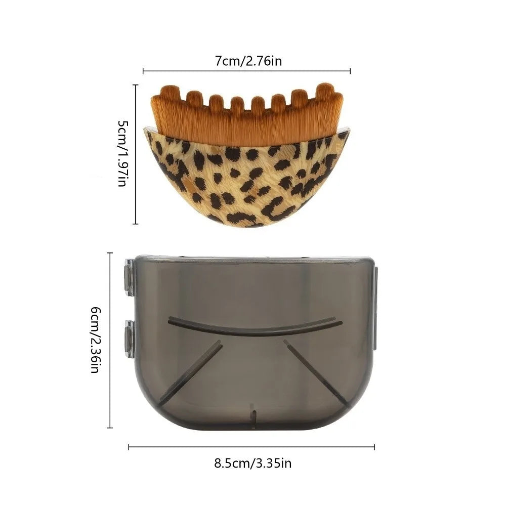 Portable Lymphatic Contour Face Brush Hot and Cold Massager