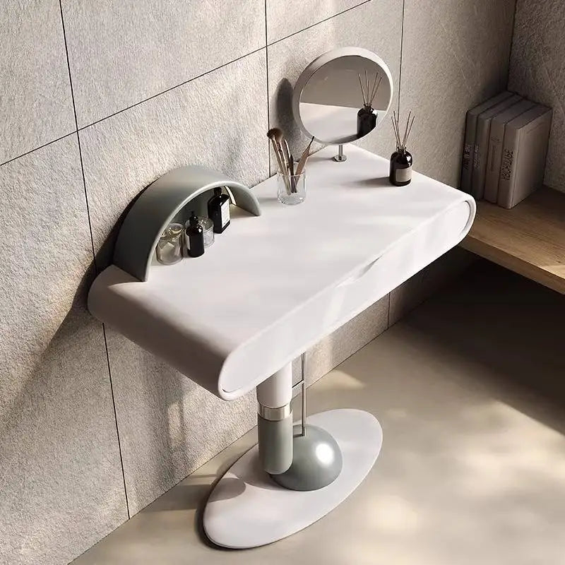 DUTRIEUX Nordic Portable Wood Makeup Desk Mirror Vanity