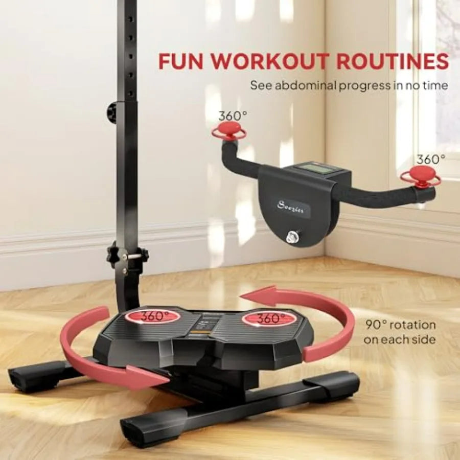 Foldable Ab Workout Twister Board for Waist and Core Training