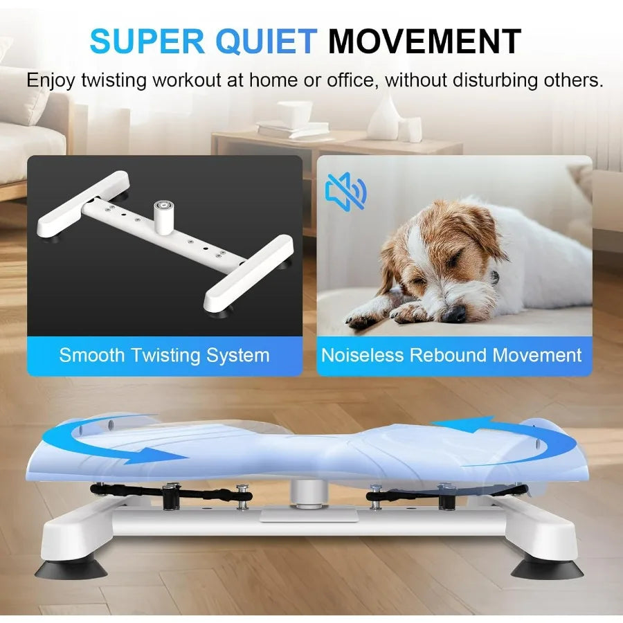 Waist And Ab Twister Machine Exerciser Noiseless Portable