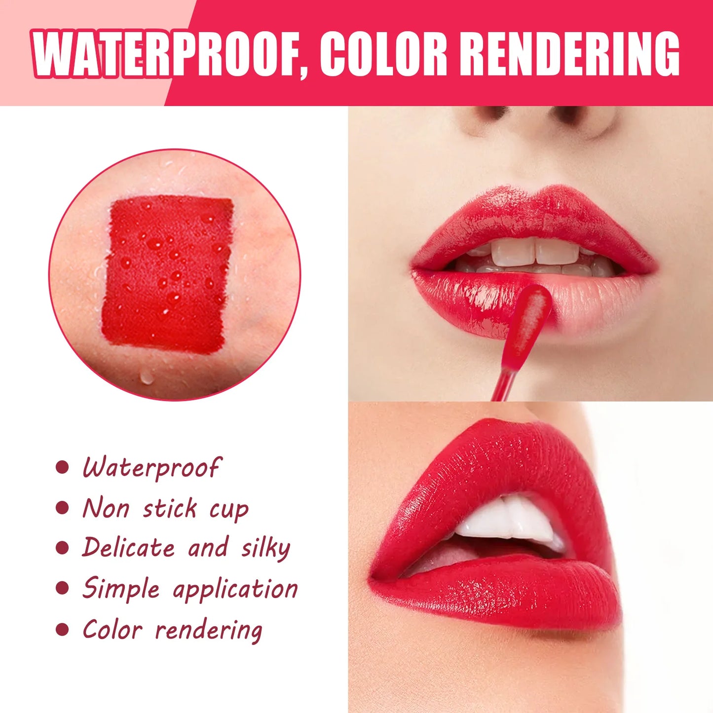 Eelhoe Long-Lasting Tattoo Lip Stain Set Velvet Finish Lip Gloss