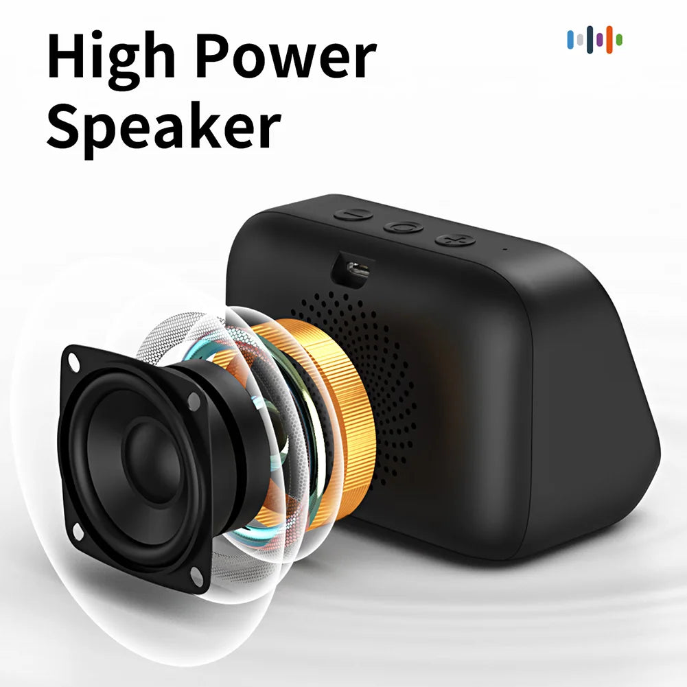 APWIKOGER Portable Bluetooth Smart Speaker With RGB Lights