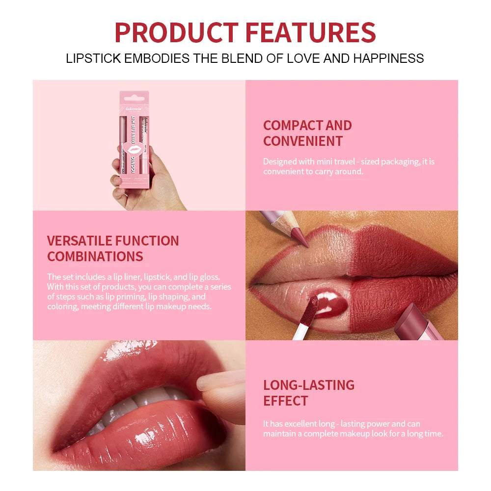 Lakerain Lip Makeup Mirror Effect Hydration Nourishment