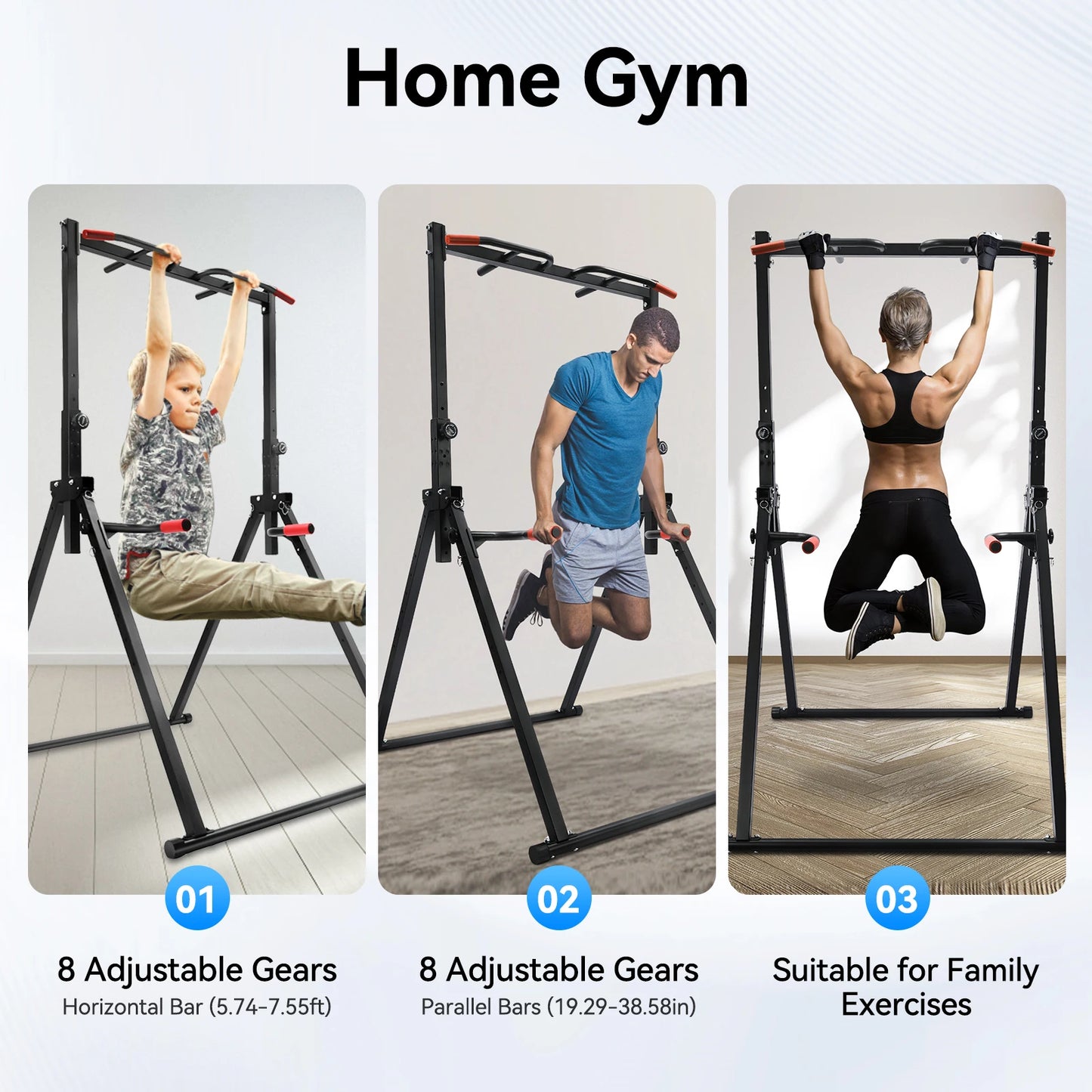 Adjustable Foldable Home Gym Multi Function Strength Training Station