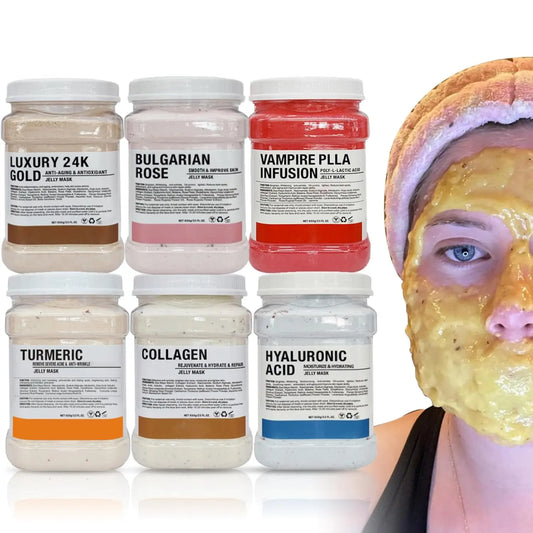 6PCS Jelly Mask Powder Professional  Masks Beauty Salon Use Facial Skin Care